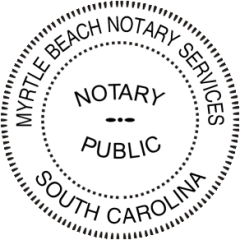 Myrtle Beach Notary Services Logo